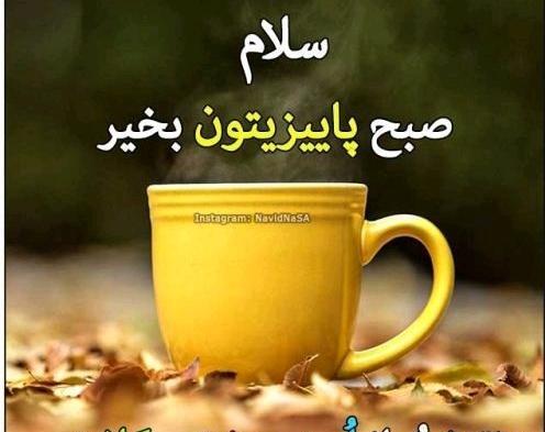 عکس پاییزی سلام صبح بخیر