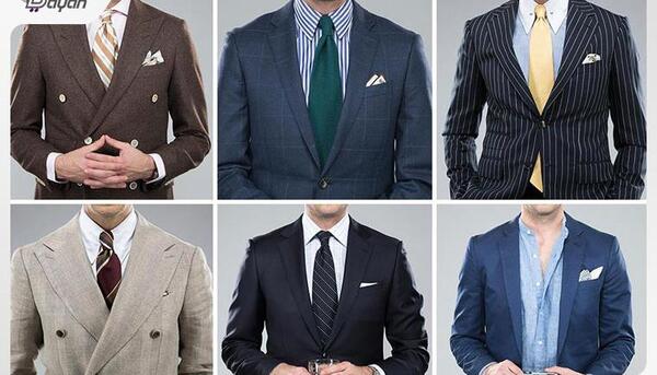 عکس یقه مردانه