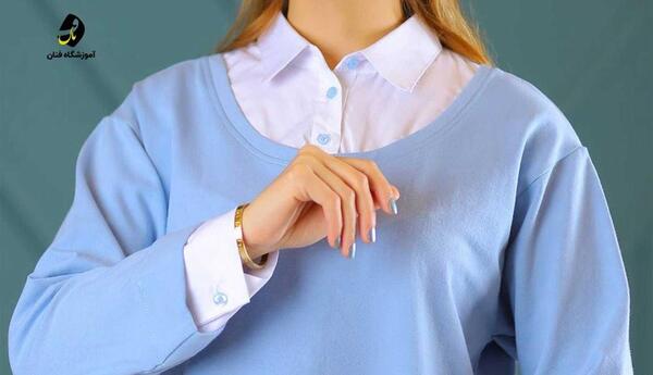 عکس یقه مردانه