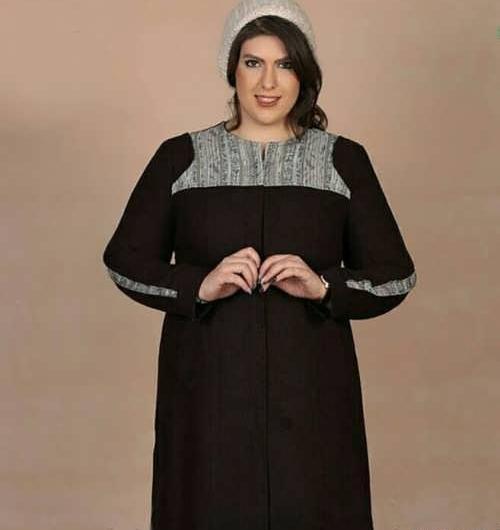 عکس مدل مانتو جلو باز برای خانم های چاق
