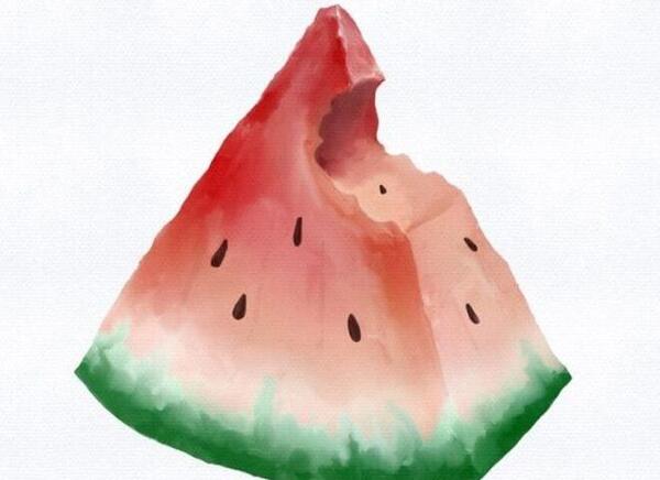 عکس نقاشی ساده آبرنگ