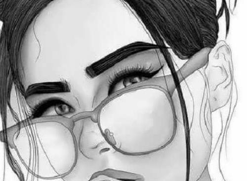 عکسهای نقاشی غمگین دخترانه