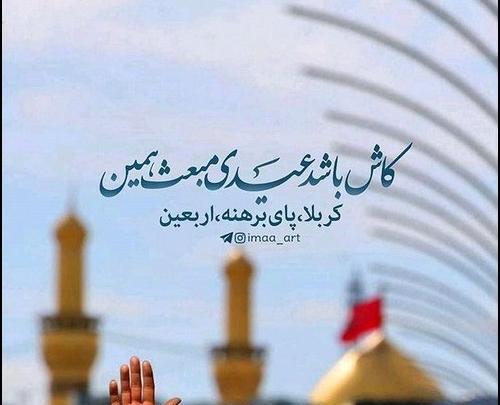 عکس کربلا رفتن خود را به رخ ما نکشید