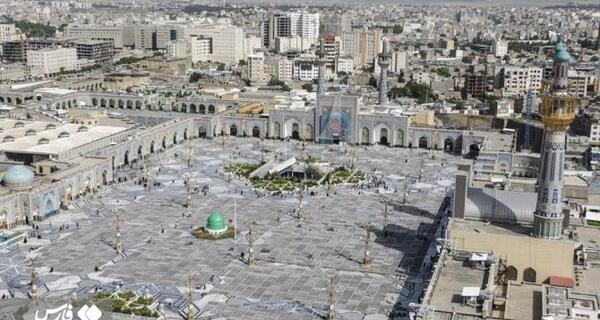 عکس حرمو گنبد دلمو هوایی کرد