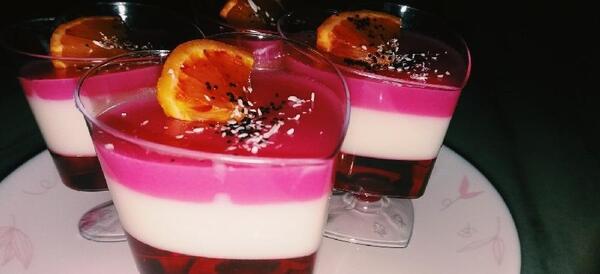 عکس ژله چند لایه
