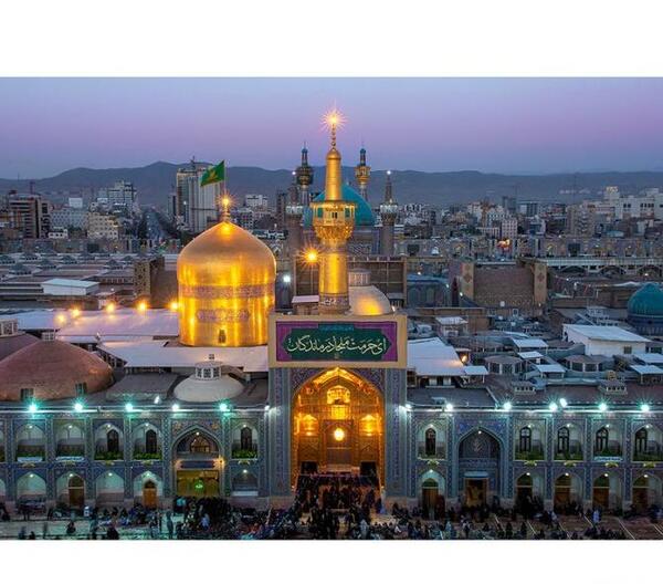 عکس بافت قديم اطراف حرم مطهر امام رضا(ع)