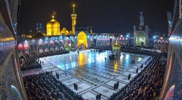 عکس بافت قديم اطراف حرم مطهر امام رضا(ع)