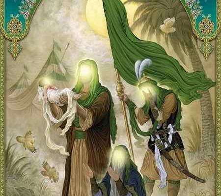 عکس نوشته در مورد علی اصغر