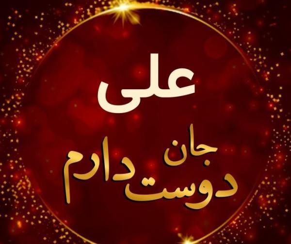 عکس نوشته امین جان دوستت دارم