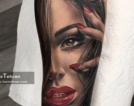 عکس تاتو رخ روی دست