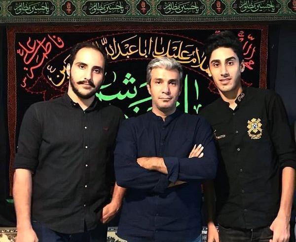 عکس امین حیایی و آریا عظیمی نژاد