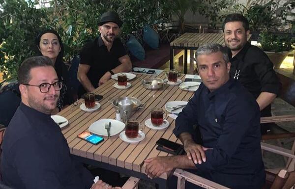 عکس امین حیایی و آریا عظیمی نژاد