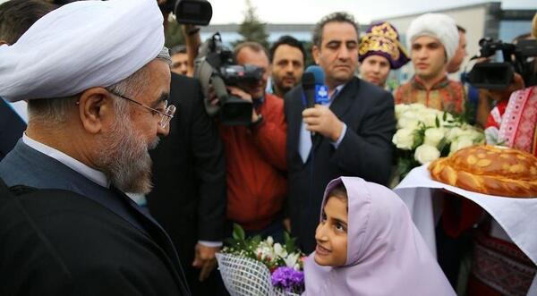 عکس جالب حسن روحانی