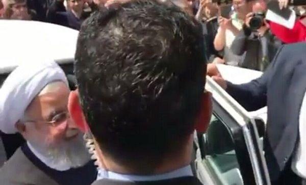 عکس جالب حسن روحانی