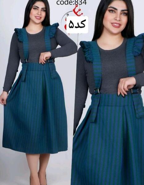 عکس مدل سارافون یقه دار