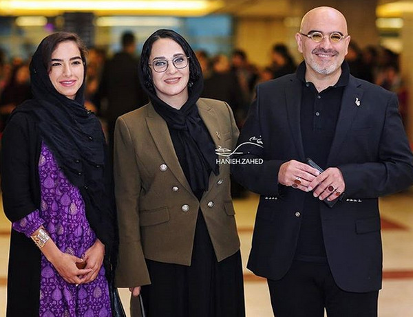 عکس رویا نونهالی به همراه خانواده