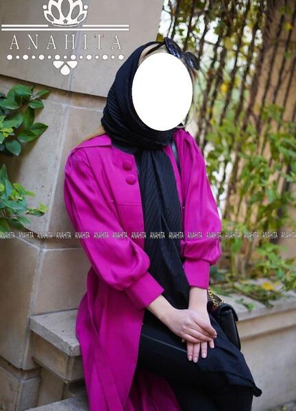 عکس مدل مانتو جدید پارچه حریر