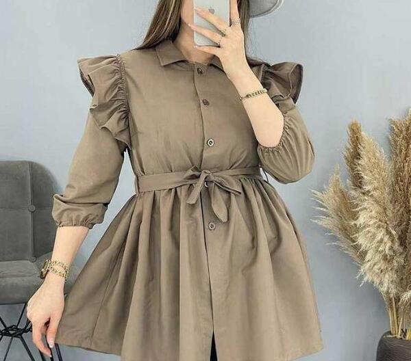 عکس مدل مانتو دخترانه عروسکی جدید