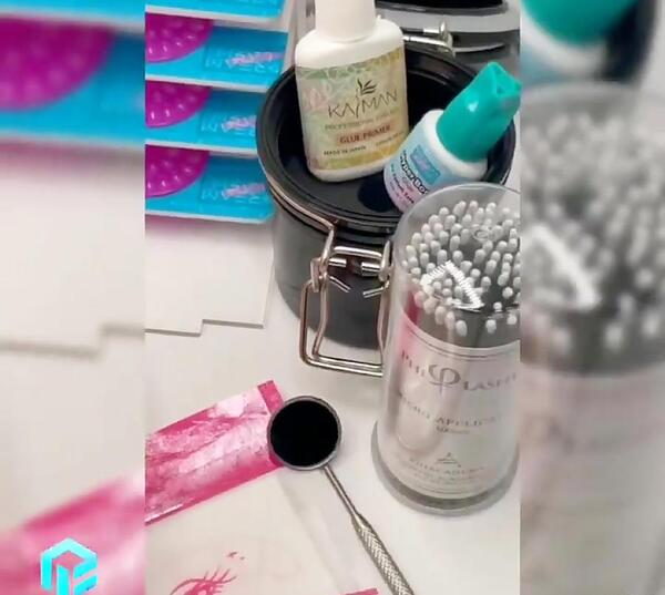 عکس آموزش کاشت مژه