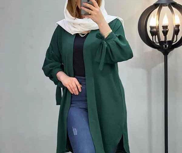 عکس مانتو ابروبادی جلو باز