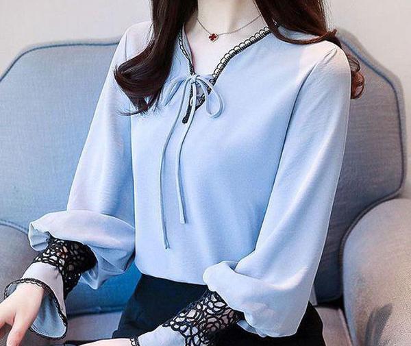 عکس شومیز حریر گلدار