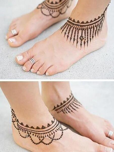 عکس از حنا روی دست