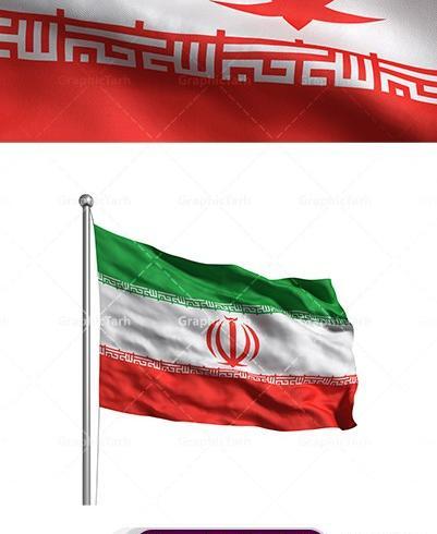 عکس پرچم ایران شیروخورشید