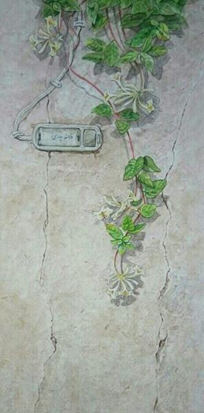 عکس نقاشی گل پیچک