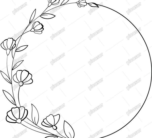 عکس نقاشی گل پیچک