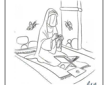 عکس نقاشی ساده حضرت فاطمه