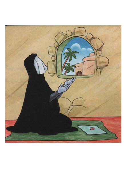 عکس نقاشی ساده حضرت فاطمه