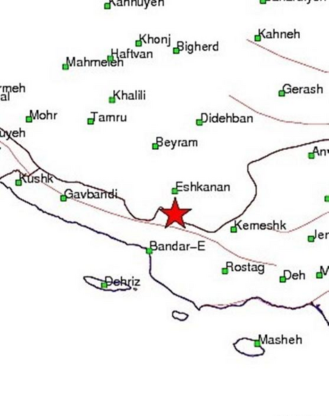 عکس زلزله لامرد