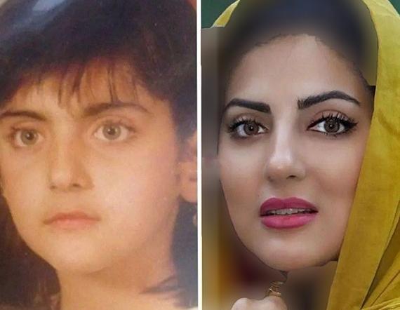 عکس دختر زیبا و چشم رنگی