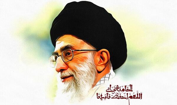 عکس رهبری نیم رخ