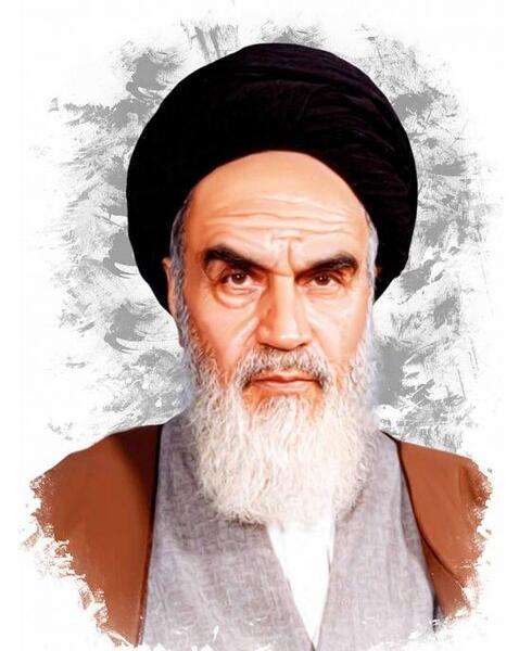 عکس رهبری نیم رخ