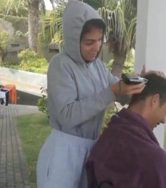 عکس آرایشگر رونالدو