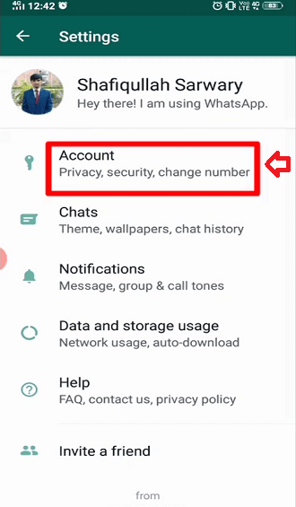 آموزش تغییر عکس پروفایل واتساپ