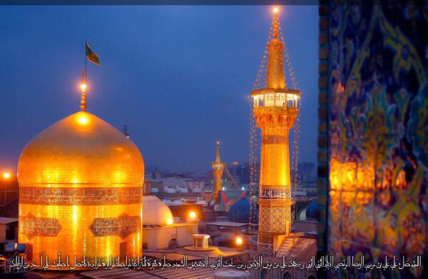 عکس چاقو زدن در حرم امام رضا