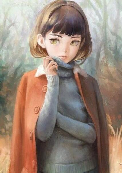عکس نقاشی دخترانه ژاپنی