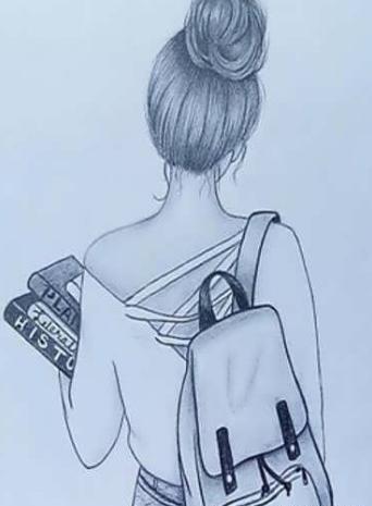 عکس نقاشی دخترانه خفن ساده
