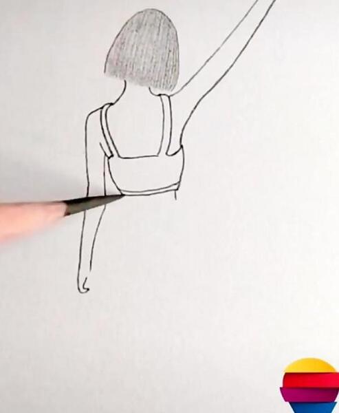 عکس نقاشی دخترانه خفن ساده
