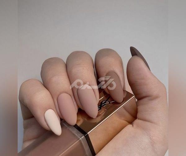 عکس مدل طرح ناخن ساده و شیک
