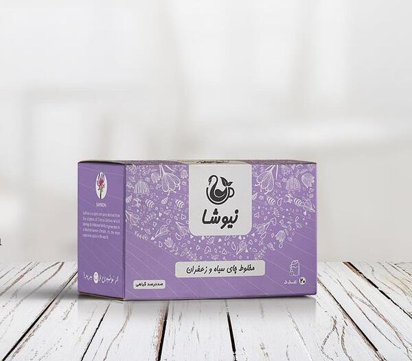 عکس چای زعفران نیوشا