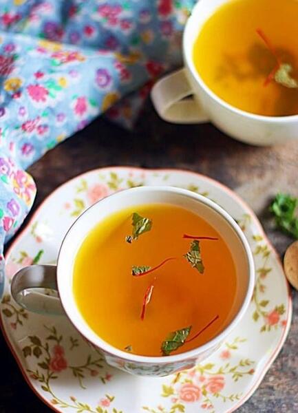 عکس چای زعفران نیوشا