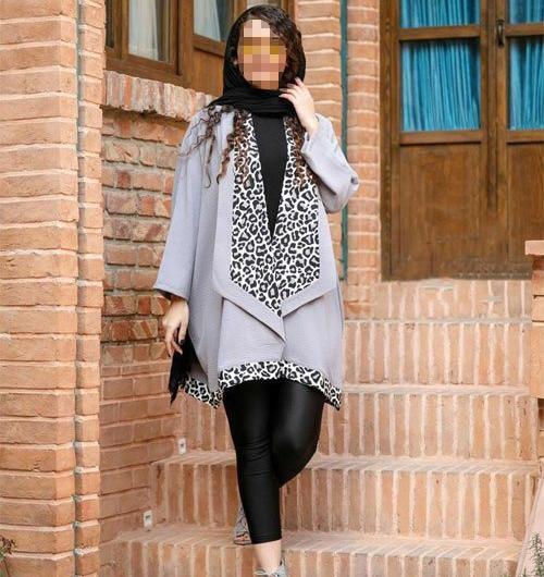 عکس مانتو ترکیبی