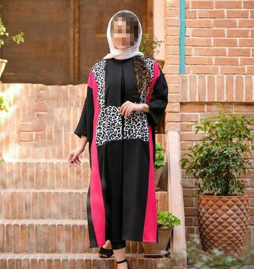 عکس مانتو ترکیبی