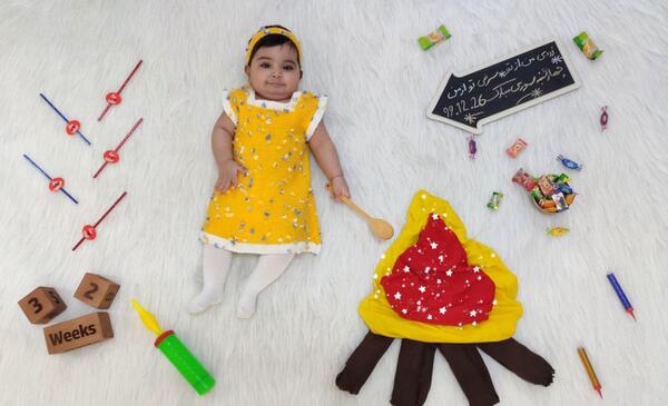 تم عکس چهارشنبه سوری نوزاد