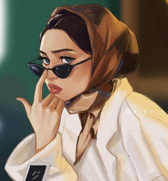 عکس با حجاب فانتزی دخترانه