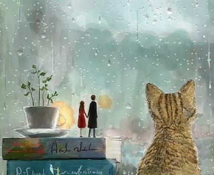 عکس گربه سفید فانتزی