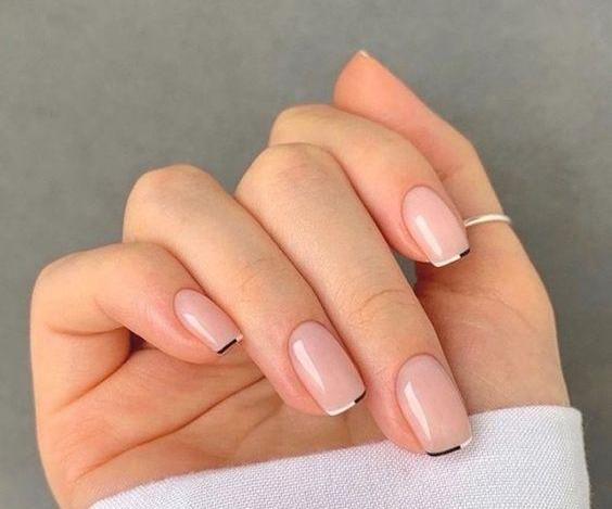 عکس مدل کاشت ناخن جدید فرنچ